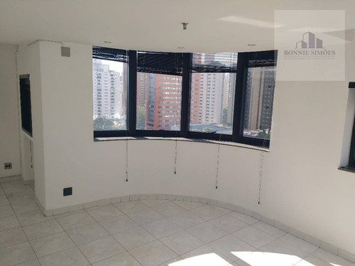 Imagem 4 de 17 de Sala Alugar Em Moema, 1 Sala Ampla, 2 Banheiros, 1 Vaga De Garagem, 44 M², São Paulo. - Sa0163