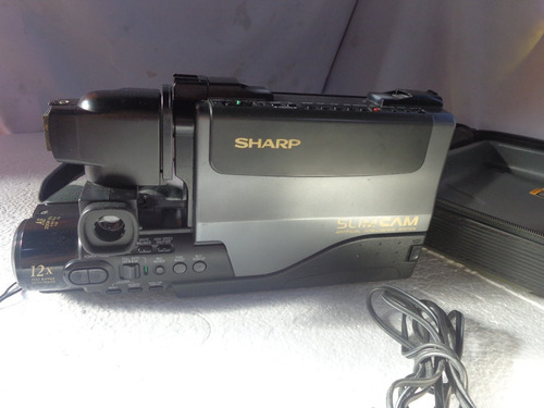 Filmadora Sharp Slim Cam 12x Mod Vl -l50 B Liga/ Leia Mais