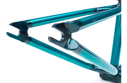 Imagen 9 de 9 de Cuadro Krow Bmx Kreaciom ¡full Cromo Street Pro! Turquesa