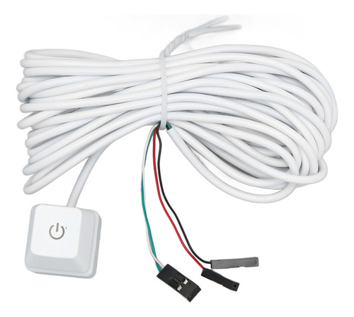 Botón De Encendido Para Pc, Llave Mecánica Blanca, Enchufe R