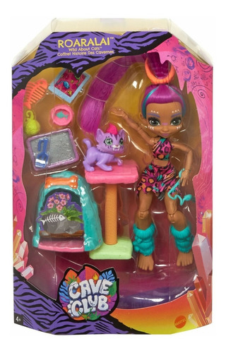 Cave Club Deluxe Roaralai Cavernícola Muñeca Mattel Original