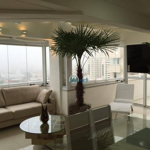 Cobertura Duplex Com 5 Dormitórios À Venda, 181 M² Por R$ 1.699.000 - Centro - Santo André/sp - Co0994