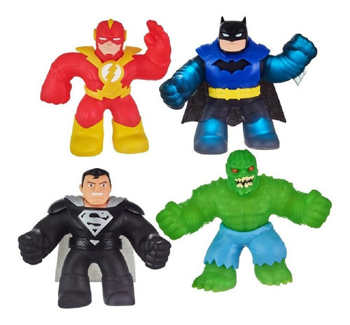 Boneco Elastico Goojitzu Dc Superman Com Armadura Sunny 3156