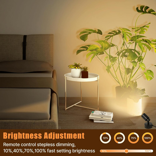 Focos Led Interiores, 3 W Interiores Control Remoto Reg...