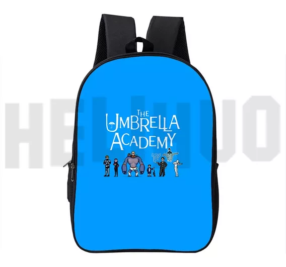 Danny®lona mochila Vintage colorida banda escuela para jóvenes adolescentes y niñas ligero lindo impermeable Casual mochila tiene 14 pulgadas Laptop escuela bolso mochila Azul 