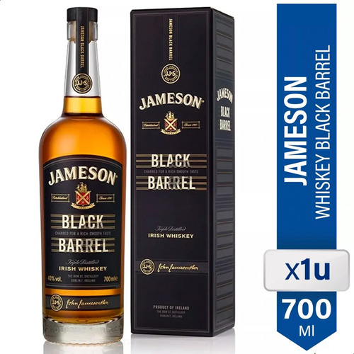 Whisky Jameson Black Barrel Triple Destilado - 01almacen