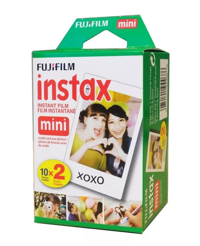 Papel Para Camara Fujifilm Instax Mini 8 Para 20 Tomas