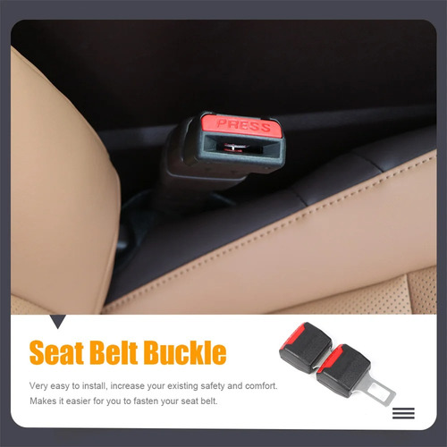 Cinturón Extensión Universal Para Asiento De Automóvil Negro