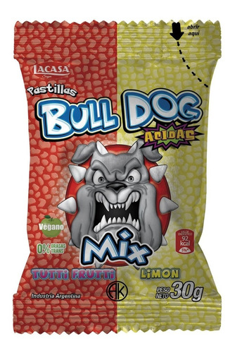 Pastillas Bull Dog Pack X 12un - Cioccolato Tienda De Dulces