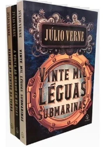 Kit Livro - Combo 3 Livros Julio Verne
