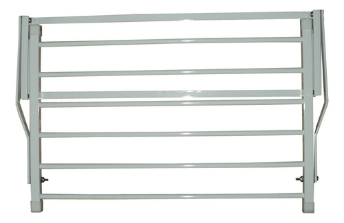 Varal 60x60 8v Max Plus De Parede Branco Articulado