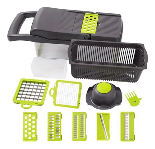 Cortador Manual Fatiador De Frutas Verduras Legumes 15 Em 1