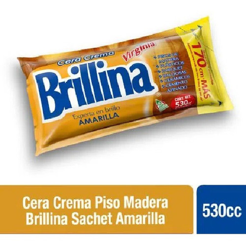 Cera Crema  Brillina 530ml Amarilla (1uni)super