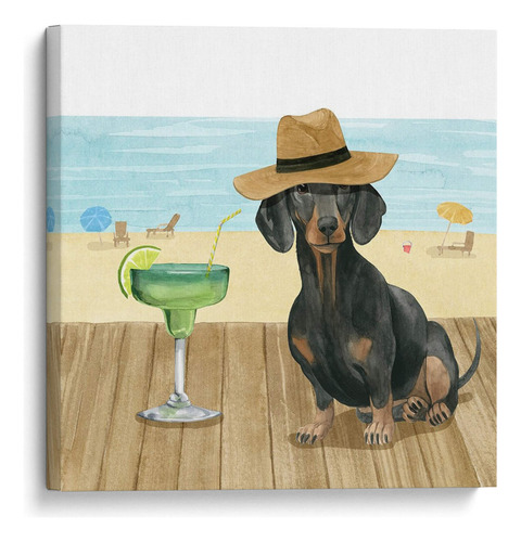Canvas Lab Cuadro Vamos A Ir Por Un Paseo Marítimo Iv 25x25