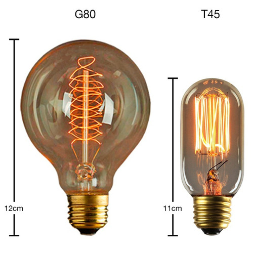 Imagem 5 de 7 de 5x Luminária Pendente Interruptor + Lâmpada Vintage Retrô
