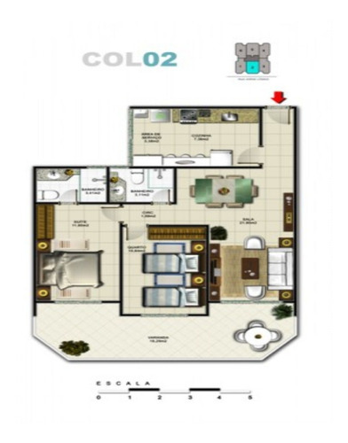 Imagem 3 de 7 de Apartamento Em Cabo Frio - 2042005089 - 32010126