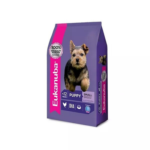 Alimento Eukanuba para perro cachorro de raza pequeña sabor mix en bolsa de 1 kg