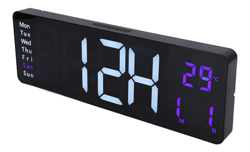 Reloj De Pared Digital De 16,2 Pulgadas Con Memoria De 10 Ni