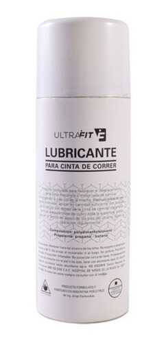 Imagen 2 de 3 de Spray Lubricante Ultrafit Para Cintas De Correr Caminadora