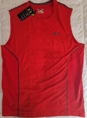 Playera Sin Mangas De Resaque Under Armour Talla Xl Naranja