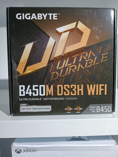 Tarjeta Madre Am4 Gigabyte B450m-ds3h Wifi Para Ryzen