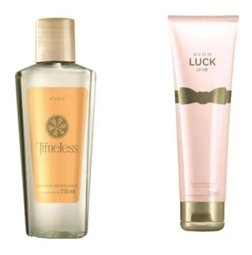 Timeless Colonia Y Locion Corporal Perfumada Luck La Vie Set