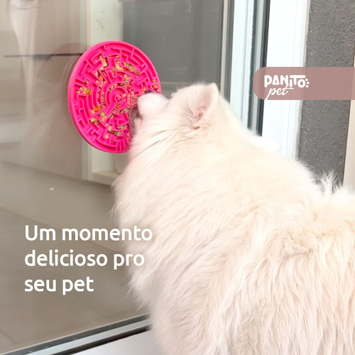 Tapete De Lamber Comedouro Ração Úmida Labirinto P Pet Games