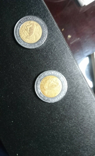 2 Monedas De Colección De Cinco Pesos De 1999 Dos
