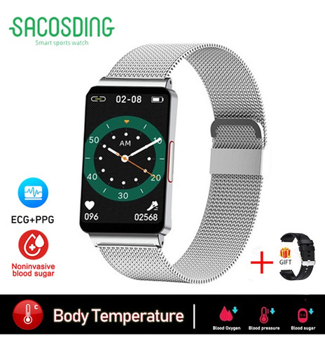 Reloj Inteligente Para Mujer Glucosa Ecg+ppg 1.57 Smartwatch