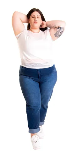 Jeans elastizados tiro alto talles grandes new arrivals
