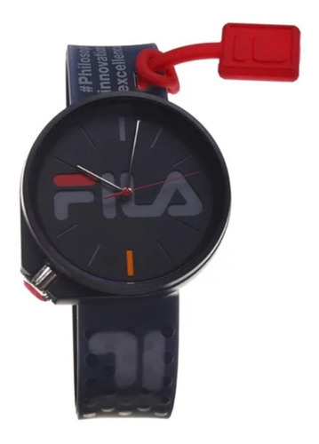 Reloj Fila Unisex Rojo 38320002 Color de la correa Negro