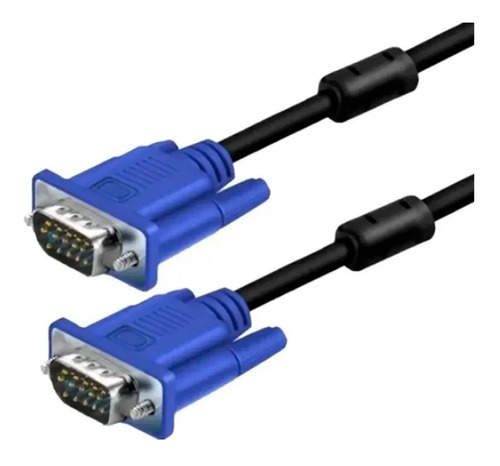 Cable Vga A Vga 5m Macho/macho Dob Filtro P/proyector Lcd Pc