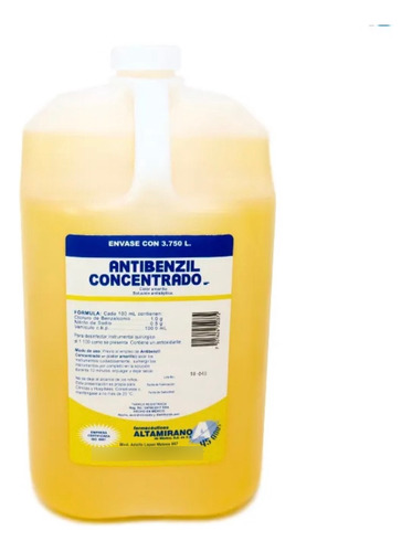 Antibenzil Concentrado Amarillo 3.750 Solución Antiséptica