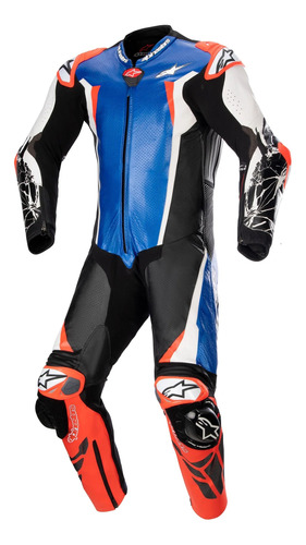 Traje De Piel Mono Para Motociclista Alp Race