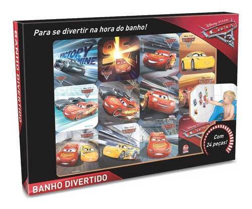 Brinquedo Banho Divertido Carros Disney Pixar Lider 2496