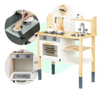 Comprar Cocinas Infantiles De Madera Cocinita Juguete Niñas Niños Rz