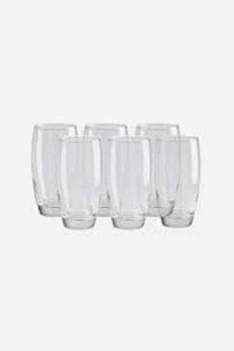 Imagen 4 de 5 de Set De 6 Vasos De Vidrio Cristar Dubai 435cc