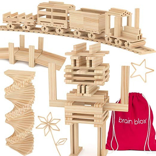 Blox Cerebro De Madera Bloques De Construcción Para Niños - 