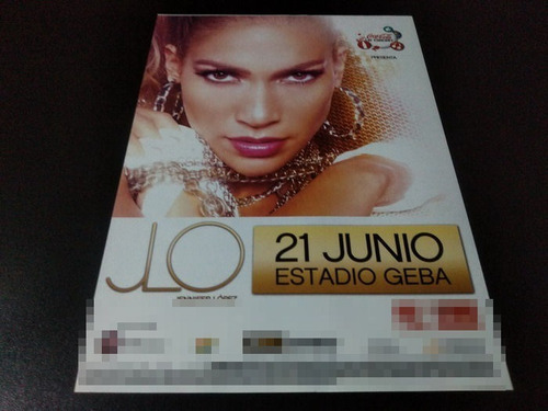 (pd372) Publicidad Clipping Jennifer Lopez Geba * 2012