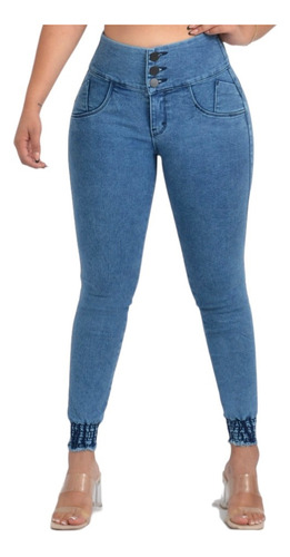 Jeans Dama Pantalón Mujer Levanta Pompa Pushup Ajustacintura