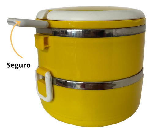 Contenedor Recipiente De Almuerzo Portátil Lunch Box