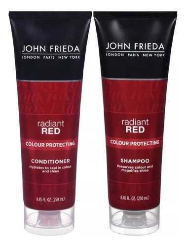 Kit 02 Radiant Red Ruivas Condicionador/shampoo John Frieda