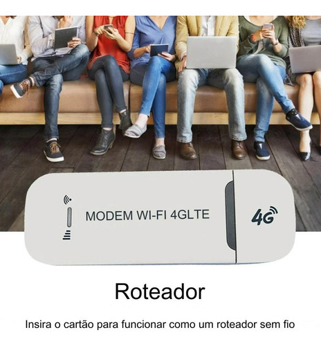 Router Wifi 4g Usb Portátil Desbloqueado En Brasil