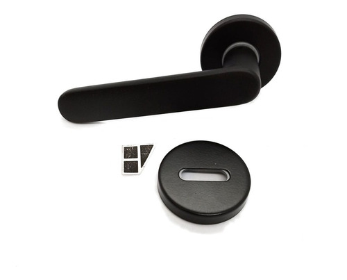 Manija Arezzo Simple Negro Mate Currao Puerta T/ Tropea