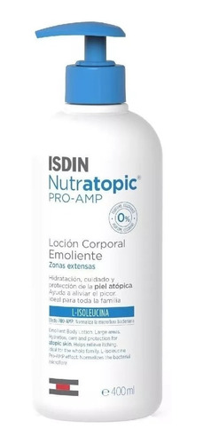 Isdin Nutratopic Pro-amp Locion Emoliente Piel Atopica 400ml