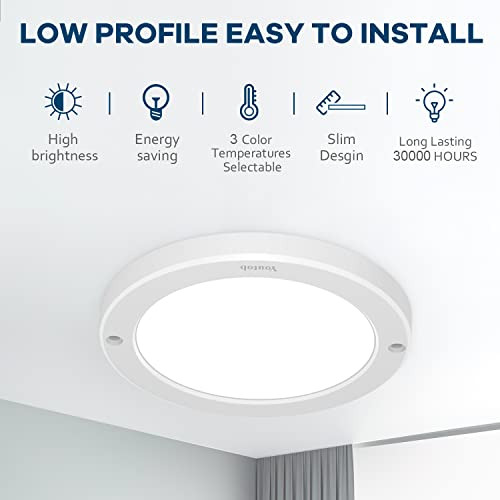 Lámpara Led De Techo Youtob Para Montaje Empotrado, Ajustabl