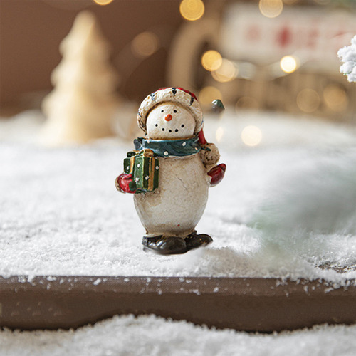 Árbol De Navidad Decorativo De Escritorio Pintado En Resina,