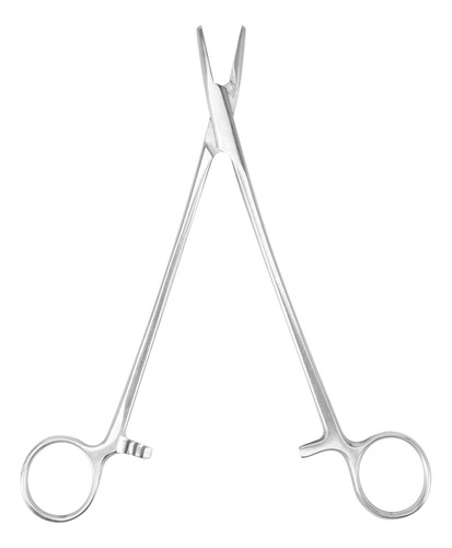 Portaagujas Con Pinza De Acero Inoxidable De 18 Cm Y Costura