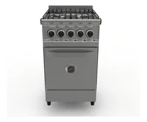 Comprar Cocina Profesional Fornax Fit Cv50 Fa-2 Gn 4 Hornallas Color Acero
