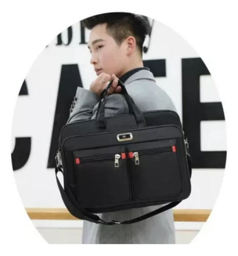 Bolso Bandolera Ejecutivo Maletín Para Portátil Heaimo Estilo Profesional, Ligero, Resistente,antirrobo, 15-17 Pulgadas, Viaje, Oficina, Hombre/mujer, Moda Casual, Impermeable, Organizador